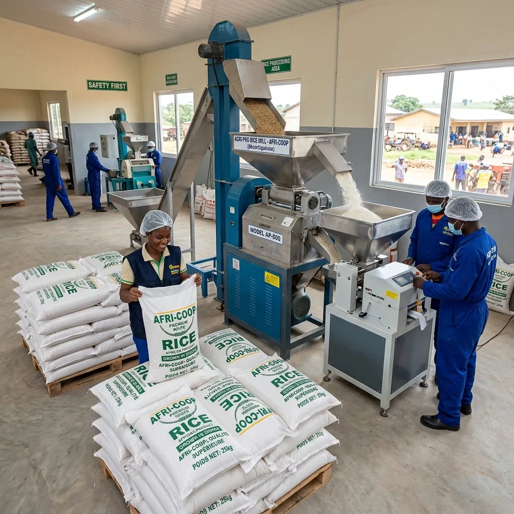 Unité de transformation de riz